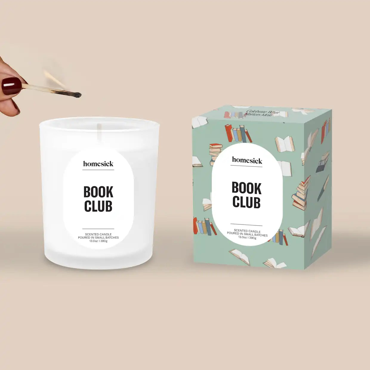 Book Club Candle