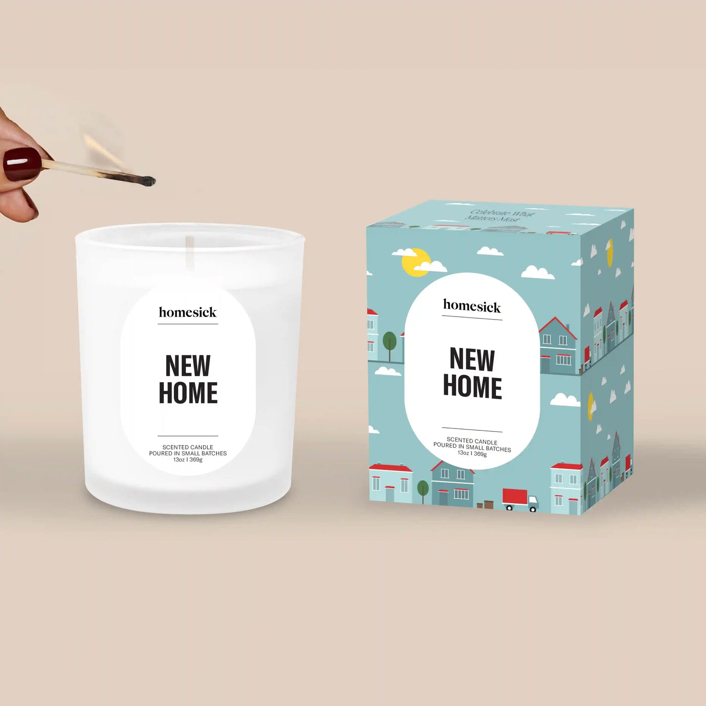 New Home Candle