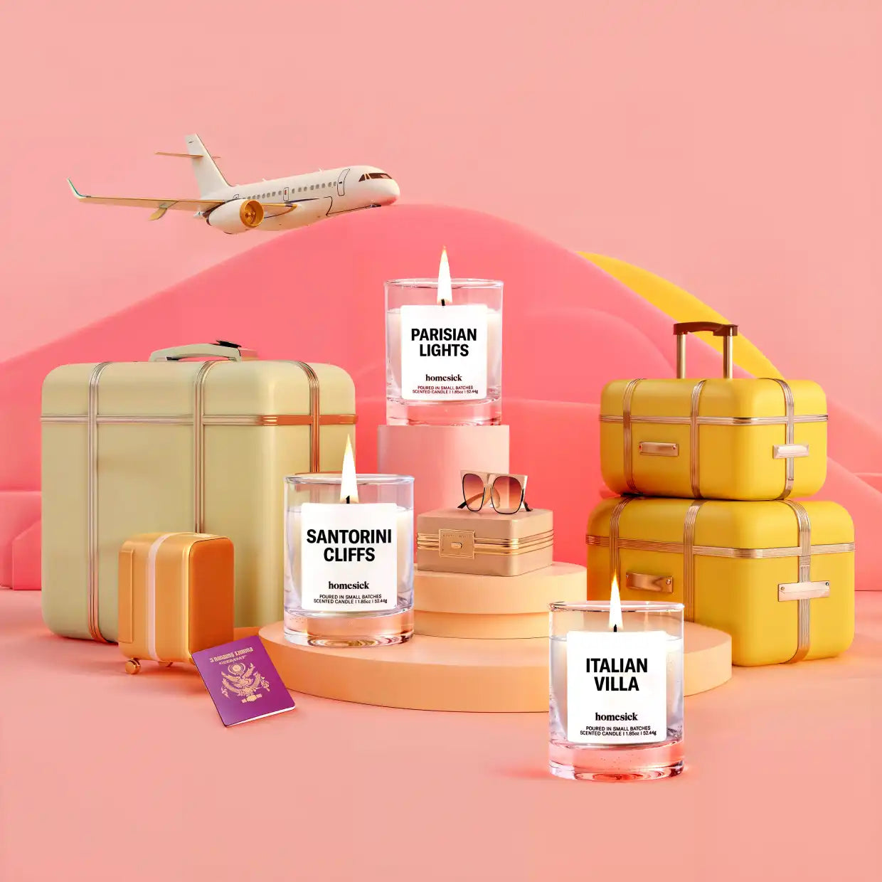 EuroTrip Mini Candle Trio