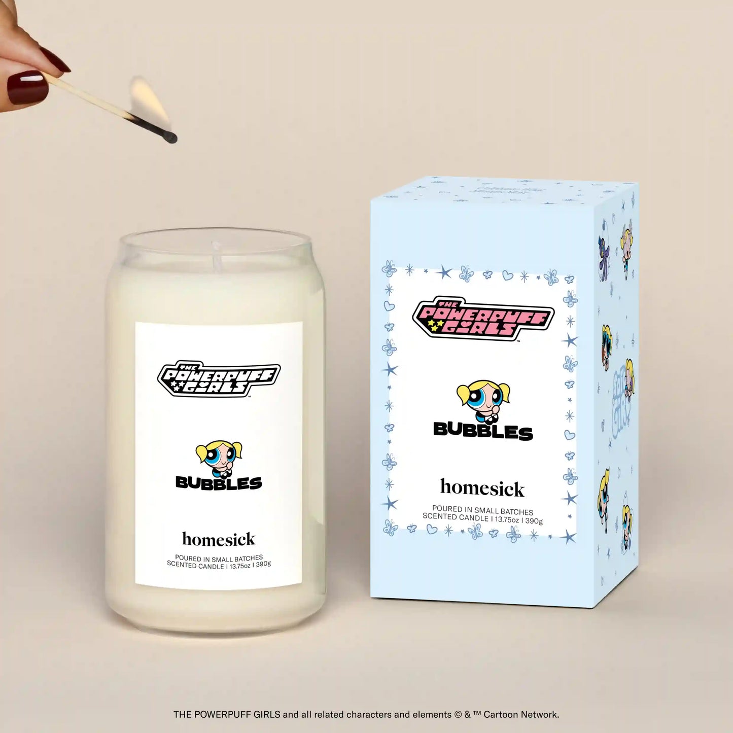 The Powerpuff Girls Bubbles Candle