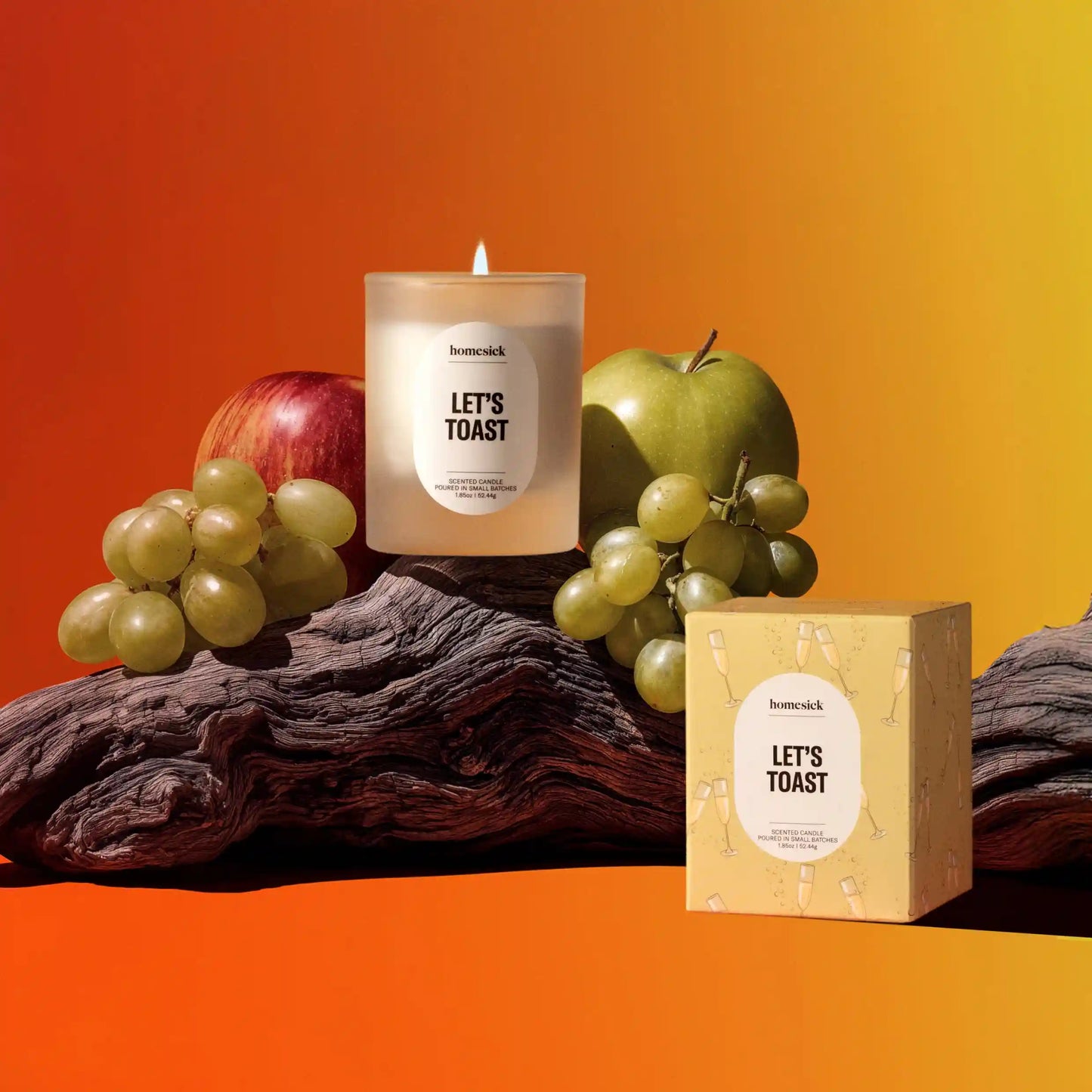 Let's Toast Mini Candle