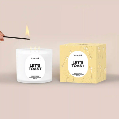 Let's Toast 3-Wick Candle