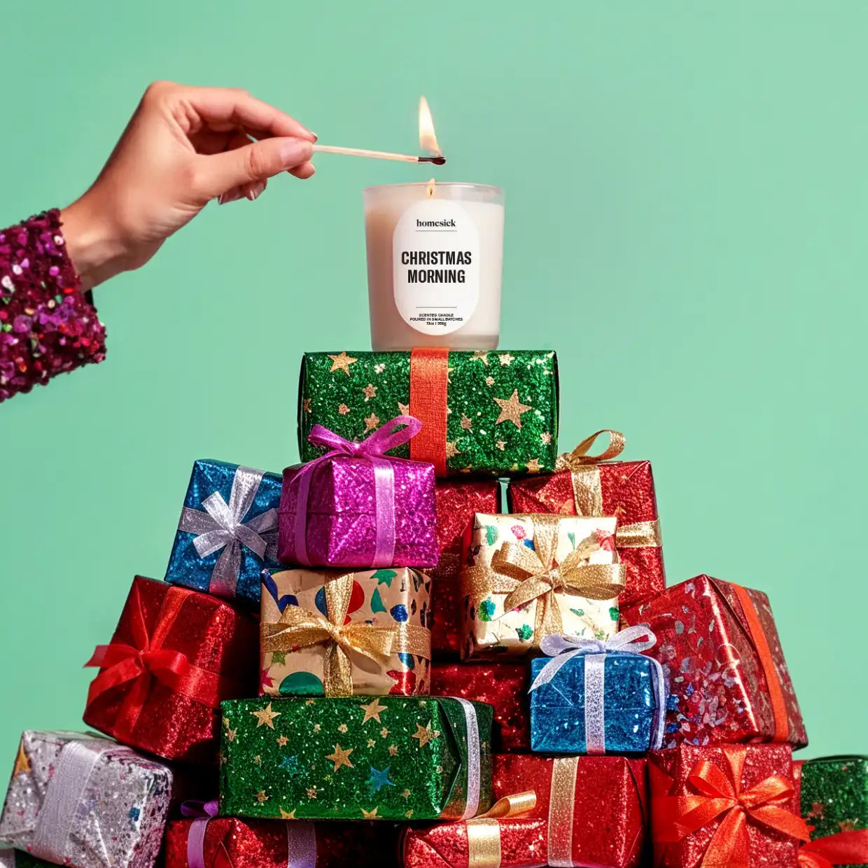 Christmas Morning Candle