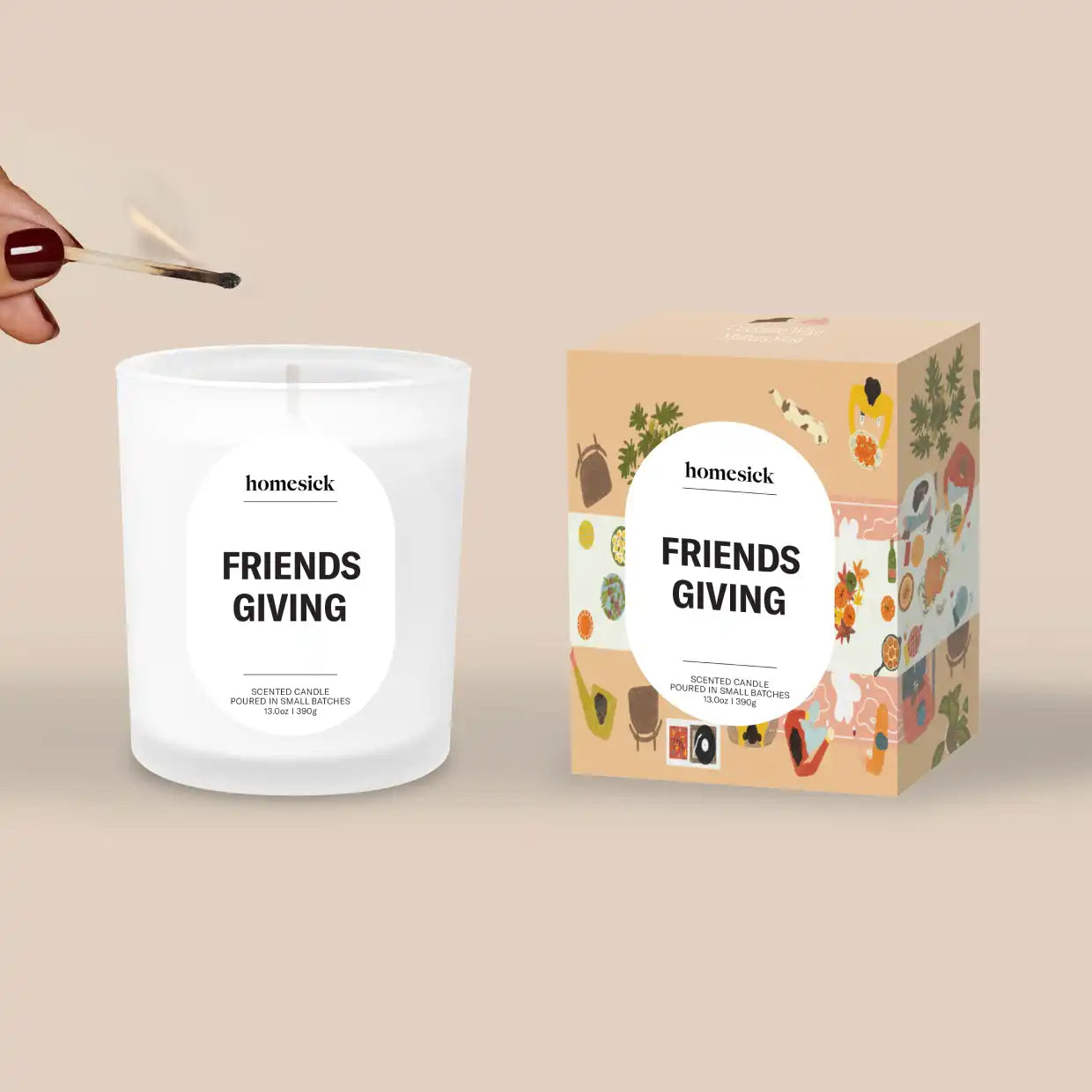 Friendsgiving Candle