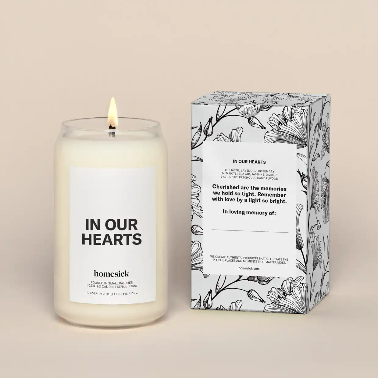 In Our Hearts Candle