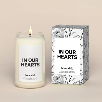 In Our Hearts Candle