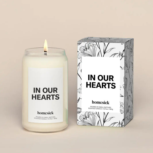 In Our Hearts Candle