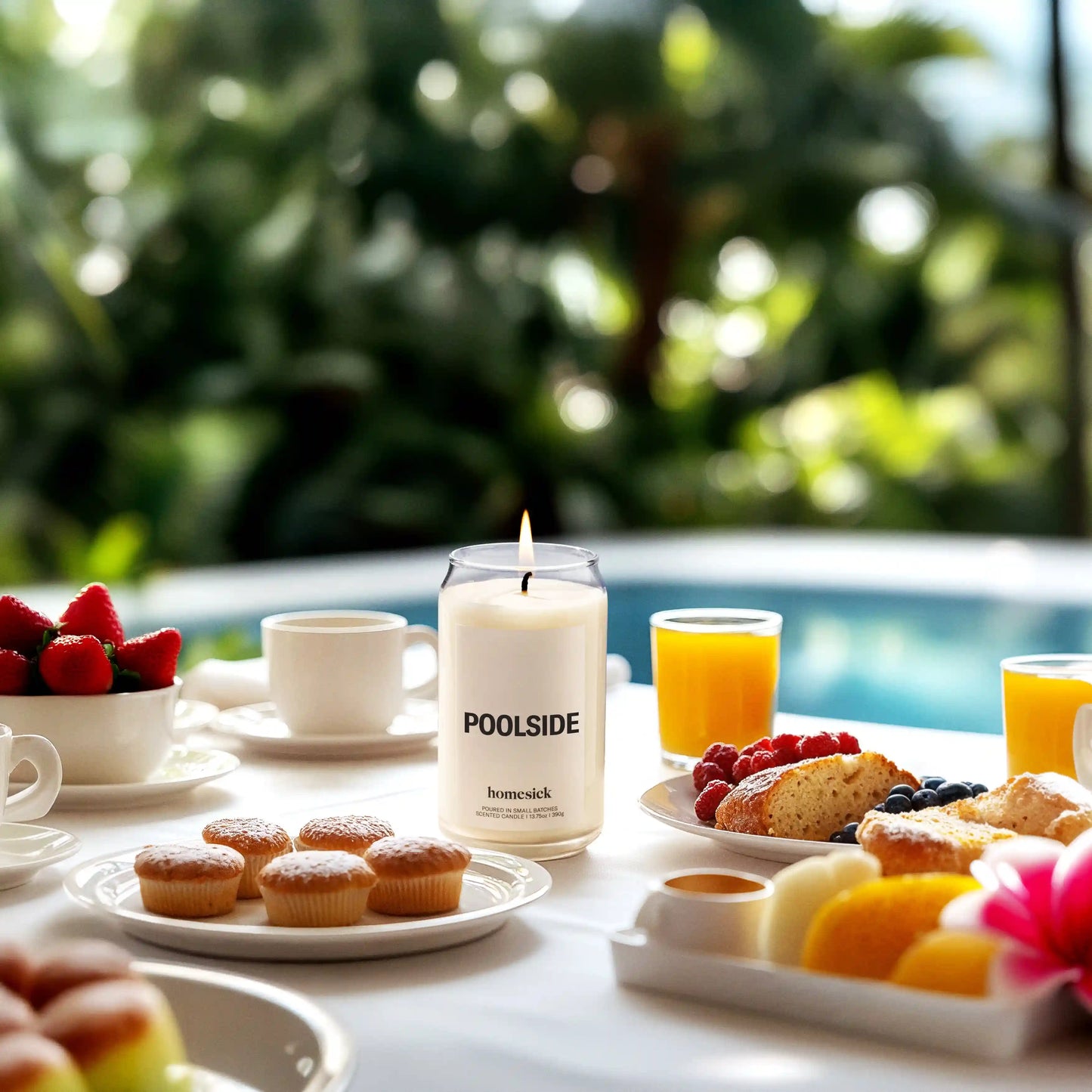 Poolside Candle