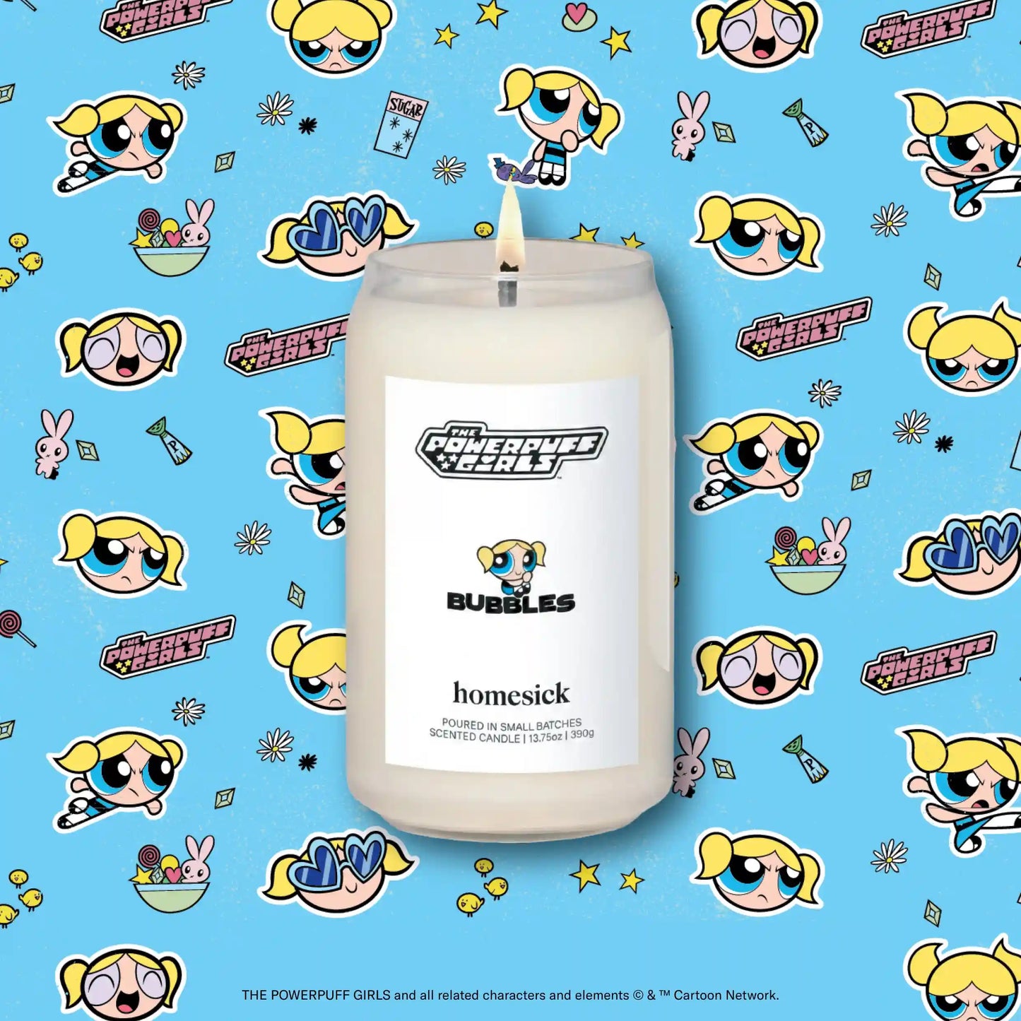 The Powerpuff Girls Bubbles Candle
