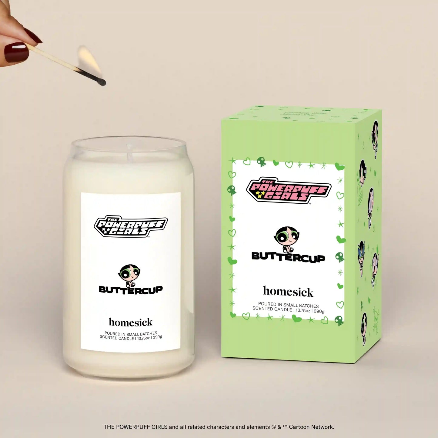 The Powerpuff Girls Buttercup Candle