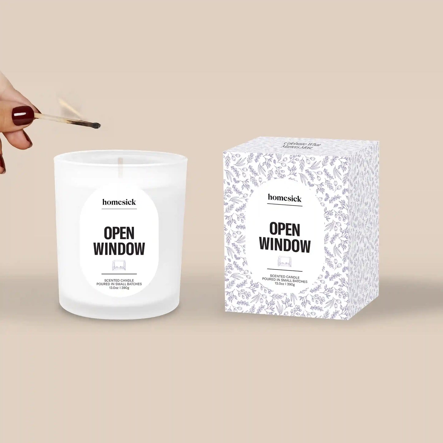 Open Window Candle
