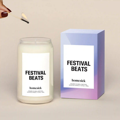 Festival Beats Candle