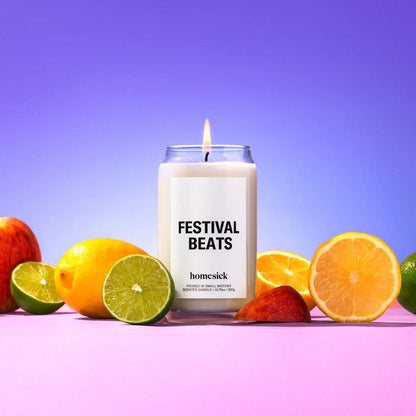 Festival Beats Candle