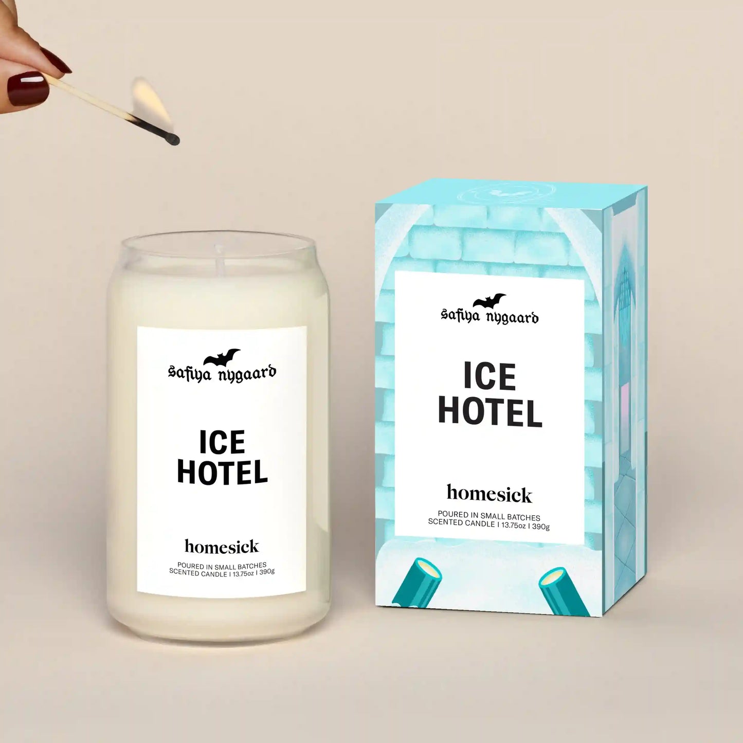 Safiya Nygaard Ice Hotel Candle