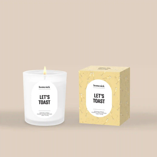 Let's Toast Mini Candle