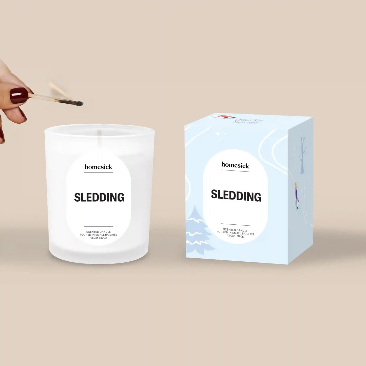 Sledding Candle