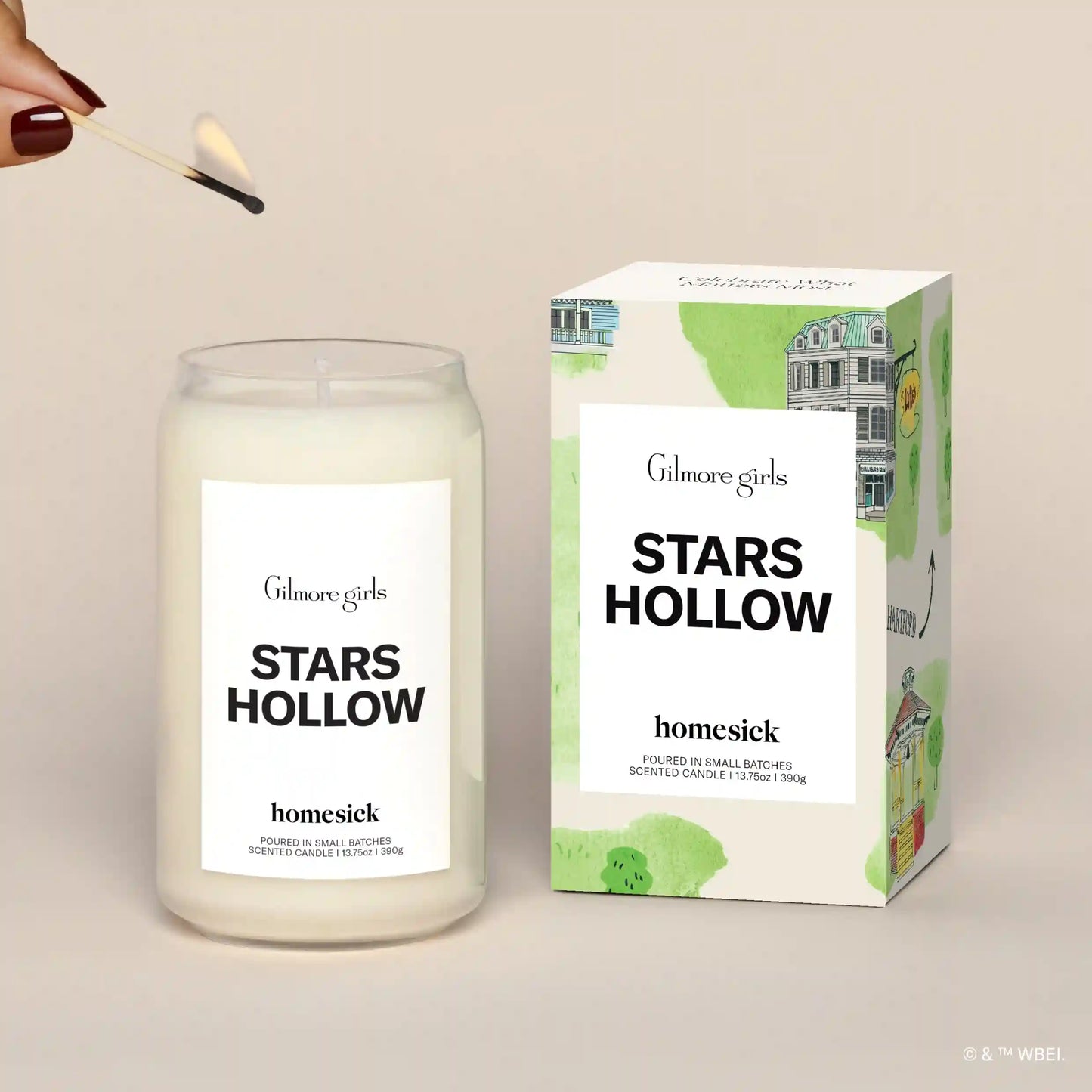 Gilmore Girls Stars Hollow Candle